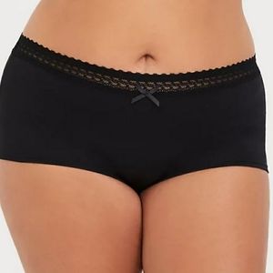 Torrid Black 6x Boyshort panties